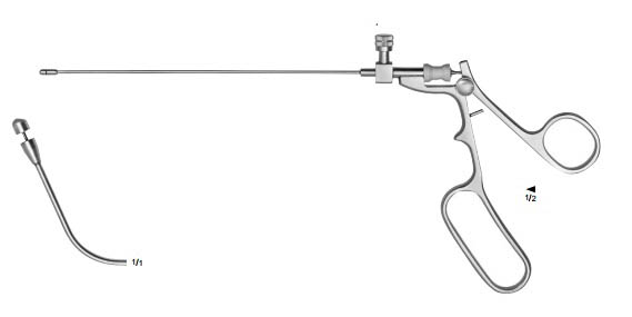 SİNÜS PANÇ 65 DERECE  YUKARI 4.5MM 18CM